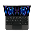 for iPad Air 11 M2 Multi-language Tablet Protective Keyboard Case with Touchpad Foldable Backlit Tablet Cover