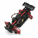 Metal Upgraded Steering Cup Front Rear Upper Lower Arm Steering Rod For MJX 14210 14209 RC Car Parts