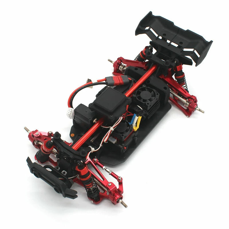 Metal Upgraded Steering Cup Front Rear Upper Lower Arm Steering Rod For MJX 14210 14209 RC Car Parts