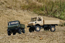 LDRC LD-P06 1/12 2.4G 4WD RC Car Unimog 435 U1300RC w/ LED Light Military Climbing Truck Full Proportional Vehicles Models Toys