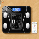 KALOAD USB+Solar Powered Body Fat Scale BMI Scales Smart Wireless Digital Bathroom Weight Scale Body Composition Analyzer