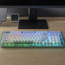 Xiaomi MIIIW ART Z980 Tri-mode Mechanical Gaming Keyboard 98 Keys Gasket Structure Cherry Profile Hot-swappable PBT Sublimation Keycaps E-sports RGB Gamer Keyboards