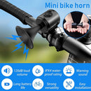 120dB Loud Bike Horn Bell Long Battery Waterproof Handlebar Visibility Easy Installation Alarm Warning Bicycle Bell