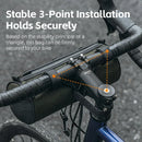 ROCKBROS 2L Large Capacity Bike Bag 100% Polyester Design Waterproof Universal Fit Cycling Travel Package for MTB Road Bicycle