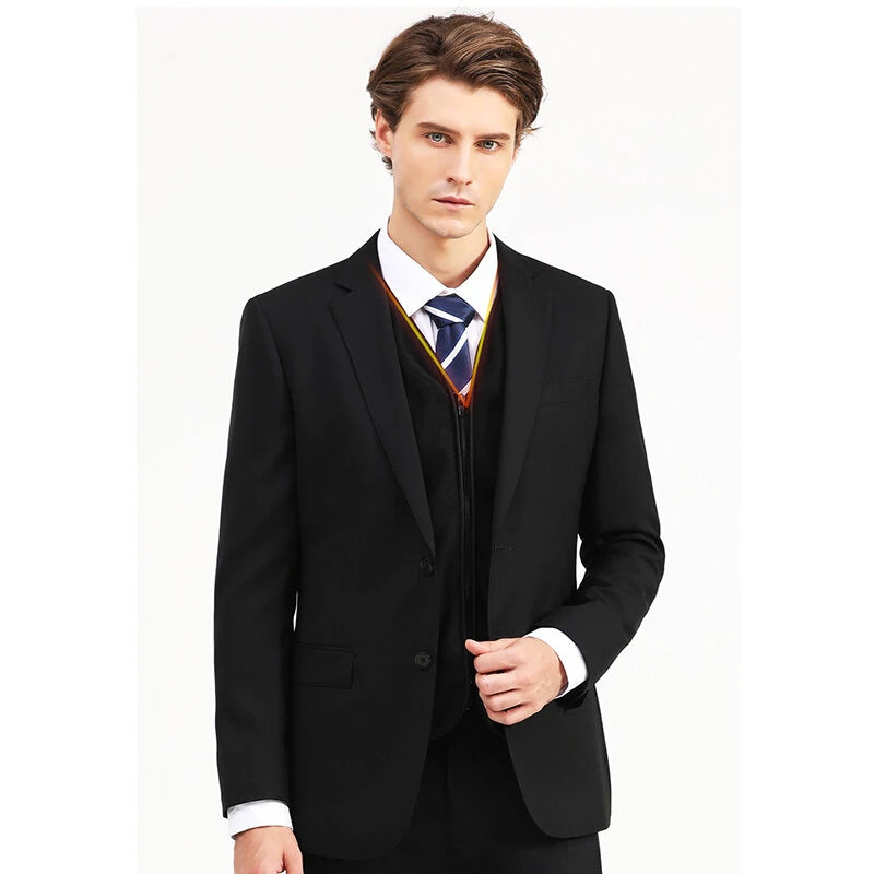 TENGOO HS-10 10 Areas Smart Heating Vest 3 Gear Temperature USB Charging Winter Warmth Cold-proof Waistcoat for Men Women Elderly People