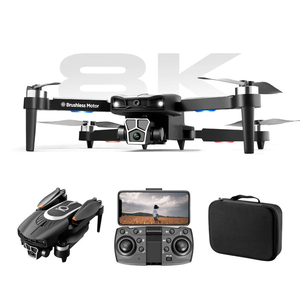 YCRC A10 PRO WiFi FPV with HD Dual Camera 2-Axis Servo Gimbal 360 Obstacle Avoidance Optical Flow Positioning Brushless Foldable RC Drone Quadcopter RTF