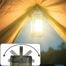 IPRee Portable Solar Camping Lantern LED Rechargeable Outdoor Hanging Tent Lamp Folding LED  With Hook Emergency Camping Light