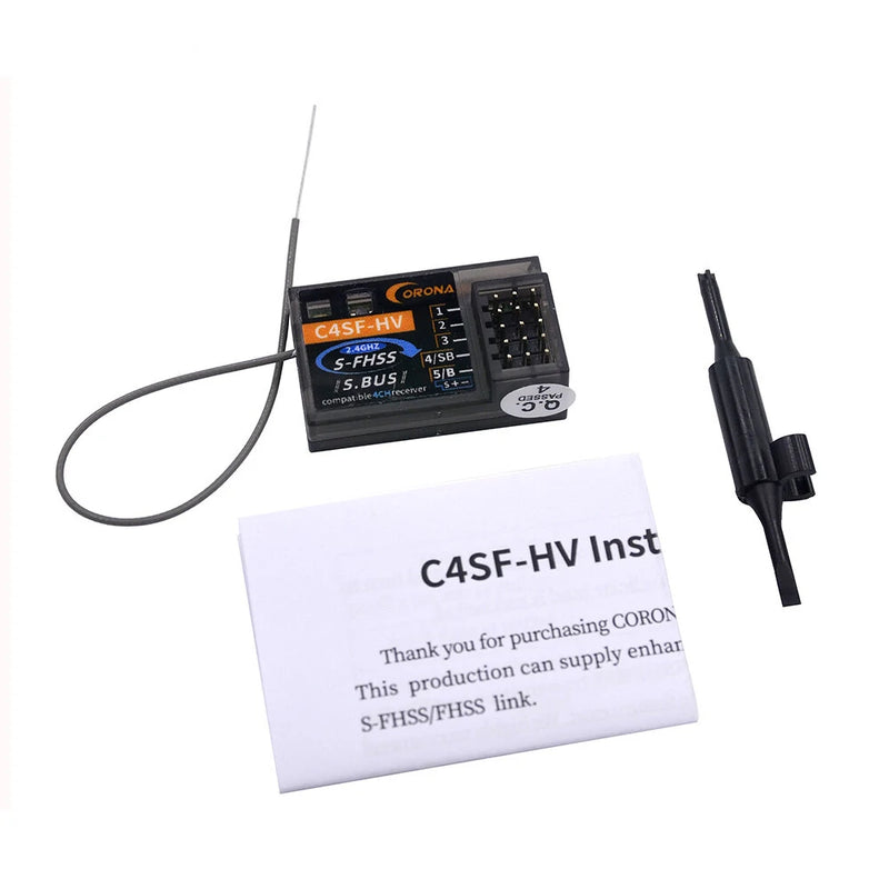 CORONA R4SF 2.4GHZ 4CH S-FHSS RC Receiver for FUTABA T6J T8J T10J T14SG RC Transmitter