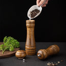Classic Manual Salt Mill Wooden Pepper Grinder Set Salt Grinder Refillable Pepper Mill Pepper Grinder for Kitchen