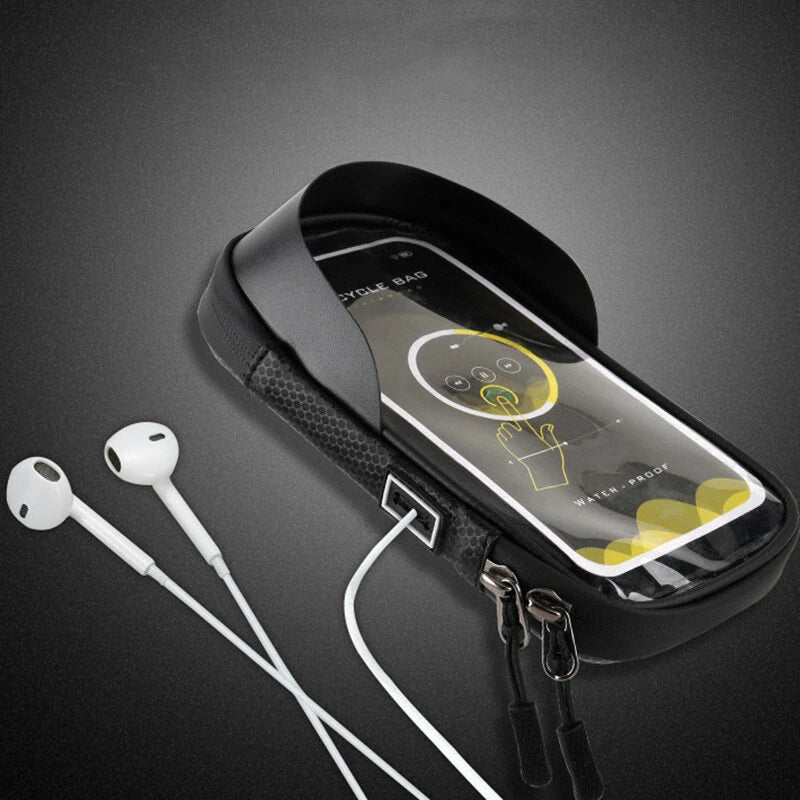 Waterproof Bike Bag Security 360 Rotation Touch Screen Bicycle Frame Phone Bag for Cycling