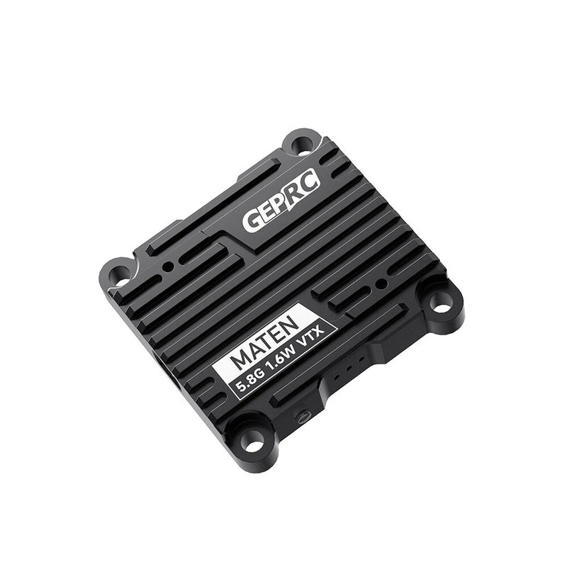 GEPRC MATEN 5.8GHz VTX - 1600mW MAX Power | 72CH Pit Mode | w/Mic | Long Range FPV Transmitter for RC Drone