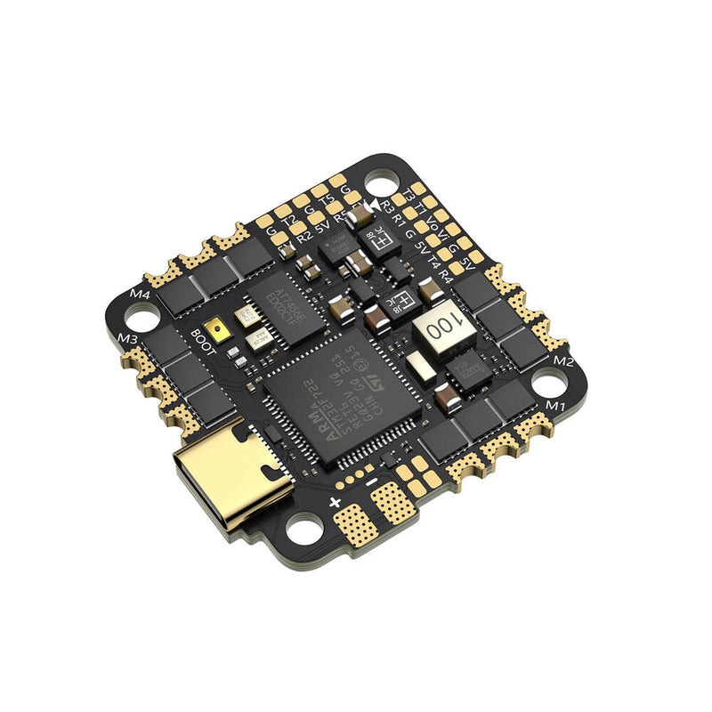 25.5x25.5mm GEPRC TAKER F722 45A 32Bit AIO STM32F722 Flight Controller 2-6S Brushless ESC Built-in Barometer for RC FPV Racing Drone