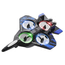 LYZRC L101 2.4G EPP Hover Fighter Glider One-Key Circling 360 Roll 4 Turbofans 4CH LED RC Drone Airplane Quadcopter Stunt Glider RTF