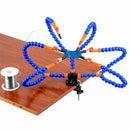 Multi Soldering Station Third Hand Tool With 6 Flexible Arms Soldeirng Iron Holder for PCB Welding Repair