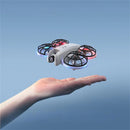 XKJ K100 MAX MINI WiFi FPV with LCD Screen Controller HD Dual Camera Optical Flow Hover Dazzling Lights Circle Protection Kids Gifts 2.4G 4CH 6-Axis Remote Control RC Toys Drone Quadcopter RTF