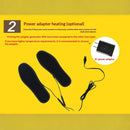TENGOO USB Charging Heated Insoles Cuttable Washable Winter Warm Electric Feet Warmer Insoles with 3 Heating Methods for Motorcycle Cycling Skiing Hiking Supplies