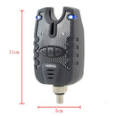 ZANLURE Fishing Alarm Kit 3PCS Water Resistant Blue LED Swinger Bite Alarm Set for Fishing