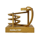 NIKOLATOY Electromagnetic Acceleration Perpetual Motion Machine Model Bulit-in Battery Desktop Ornaments Science Discovery Toys