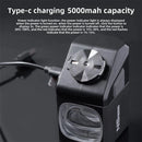 OFFBONDAGE N5 1000LM Wireless Remote Control Bicycle Headlight Type-C Charging IPX4 Waterproof Front Bike Light for MTB Ride Night Riding