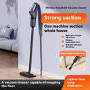 Tevorex Handheld Small Cordless Vacuum Cleaner 120W 650ml Dust Cup 15kPA Suction LED Display Portable Vacuum 2000mAh Pet Cat Hair Mopping Machine