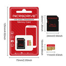 Microdrive Micro TF Card 32G 64G 128G 256G Class 10 High Speed Mini SD Card Flash Memory Card for Smartphone Driving Recorder Camera