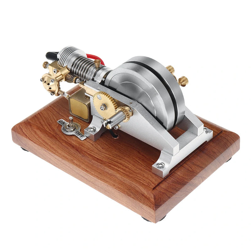 OKMO M96 Oddball Mini Horizontal Air-Cooled Single Cylinder 4-Stroke Hit and Miss Gas Engine Physics Science Educational Learning Toy