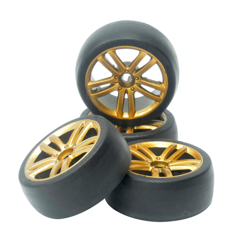 4pcs HBX 2188A 2195 1/18 4WD RC Car Wheel Tire Black 88172 Glod 88173 Parts
