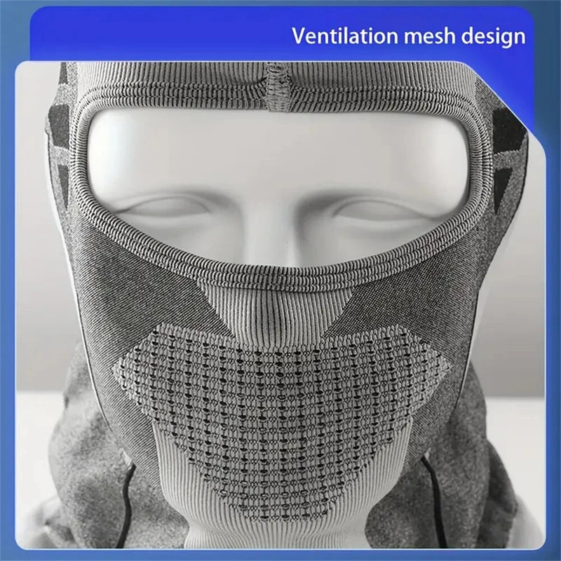 DTUCYCLE Warm Winter Cycling Caps Men Women Cold-Proof Thermal Sports Hoods Full Face Mask Ski Hunting Helmet Liner Head Neck Cover