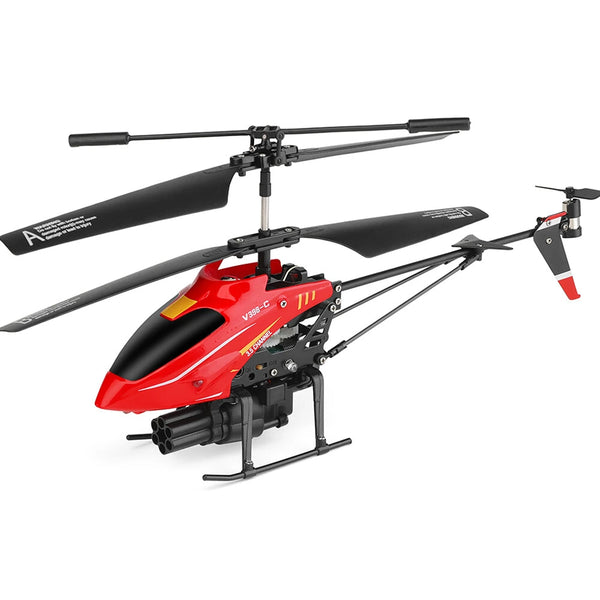 WLtoys V398-C 2.4G 4CH 6-Axis Gyro Altitude Hold with Missile Launch RC Helicopter RTF