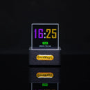 Transparent Mini WiFi Weather Clock GIFTV Smart Weather Station with GIF Animation Album Holographic Creative Gift Photo Display Crystal Cube