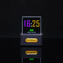 Transparent Mini WiFi Weather Clock GIFTV Smart Weather Station with GIF Animation Album Holographic Creative Gift Photo Display Crystal Cube