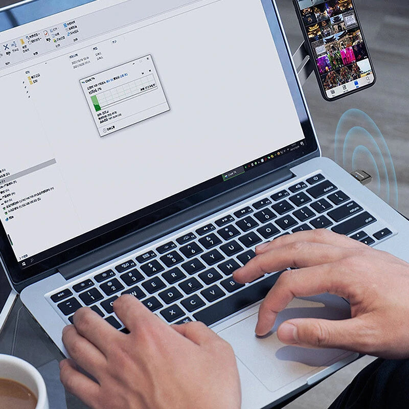 COMFAST CF-B03 USB bluetooth 5.1 Adapter Free Driver 2 in 1 bluetooth Receiver Transmitter for PC Phone Tablet