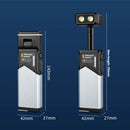 Multi-function 180 Rotatable Pull-Out Handheld Folding Work Light for Outdoor Camping Maintenance Flashlight