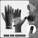 VILICO 1 Pair of Warm Winter Gloves Men Women Outdoor Sports Touchscreen Non-Slip Cycling Gloves Thin Edition with Velvet-L/XL