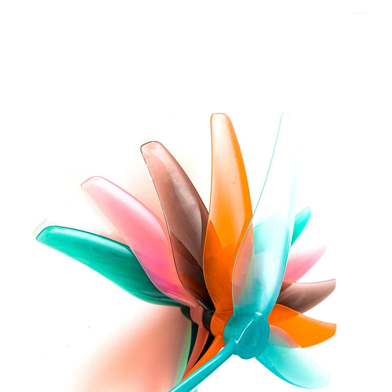 2Pairs Gemfan Hurricane 51466 MCK V2 3-blade 5.1Inch Poly Carbonate Propeller for FPV Racing RC Drone