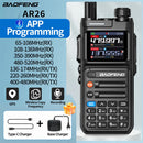 BAOFENG AR26 Walkie Talkie GPS Real-Time Positioning Voice Recording 10W Output 1000 Channels NOAA Weather Reception EU Plug