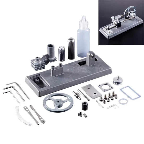 STARPOWER QX6 Mini Hot Air Stirling Engine Model DIY Assembled Kit Physics Experiment Science Education Toys