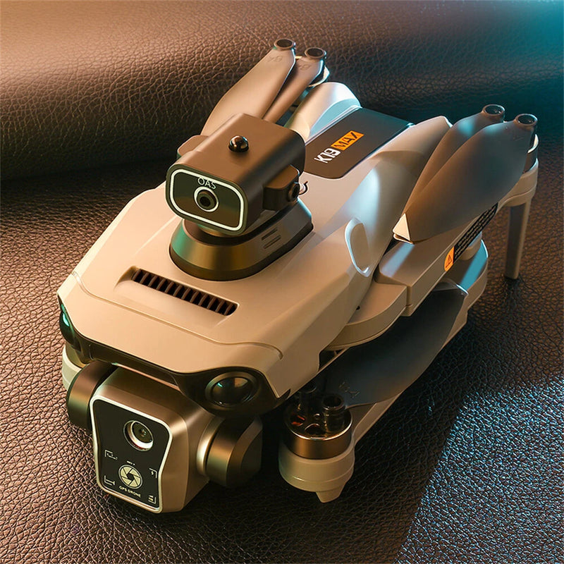 XKJ K19 MAX GPS 5G WiFi FPV with 5.9inch LCD Screen Controller HD Dual Camera Servo Gimbal 360 Obstacle Avoidance One-Key Airdrop Brushless Foldable RC Drone Quadcopter RTF