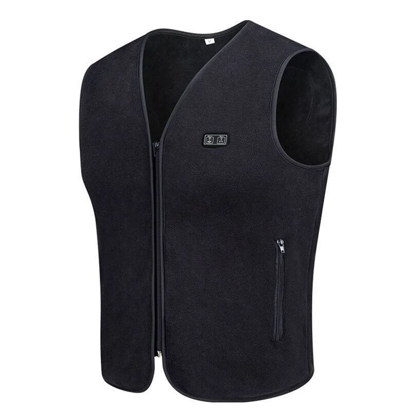 TENGOO HS-10 10 Areas Smart Heating Vest 3 Gear Temperature USB Charging Winter Warmth Cold-proof Waistcoat for Men Women Elderly People