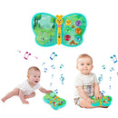 Multifunctional Electric Interactive Musical Moth Toddlers Baby Educational Sound and Light Children's Early Education Toy