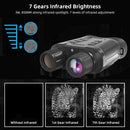 NV3280 Full-Color Night Vision Binoculars Digital Infrared Telescope with 10X Optical Zoom Large Screen Waterproof Outdoors Telescopes for Hunting