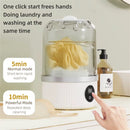 Mini Cordless Washing Machine Travel Underwear Small Sock Washing Machine with  LCD Digital Display Draining Portable Laundry Bucket