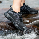 ONEMIX Water Resistance Sneakers All Direction Strong Waterproof Tech Anti-fouling Quick Cleaning Breathable Lightweight Sports Shoes   for Outdoor Climbing Hiking Cycling