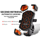 ESLNF Universal 4.5-7.2 inch Bike Phone Holder Hold Firmly Motorcycle Handlebar Phone Navigation Frame Mount