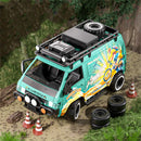 DLK 585-132 RTR 1/24 2.4G 4WD RC Car Sport Mini Bus Drift Off-Road Simulation Camping Van LED Light High Speed Remote Control Racing Micro Vehicles Model Adventure Toys