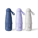 AGSIVO 21 Inch Mini Travel Sun & Rain 8 Ribs Umbrella UPF 50+ UV Protection Light Folding Compact Pocket Umbrella For Men / Women / Kids / Girls / Boys