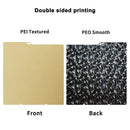for Anycubic Kobra S1 Plate Pei Sheet 264x276mm Textured Kobra S1 Combo Build Plate Double Sided Peo Pet Pey Kobra S1C Bed