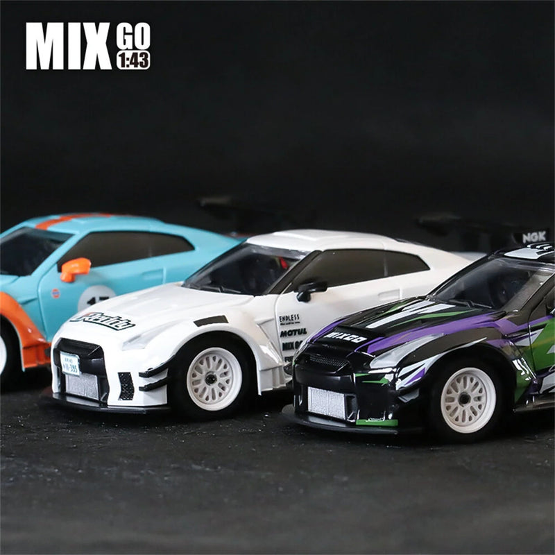 Diatone MixGo MG117 MG-2WD 1/43 2.4G RWD RC Car Built In FPV Camera Optional Differential Gyro Full Proportional Control LED Light On-Road Racing Vehicles Models Toys Independent Suspension 60 Minutes Working Time