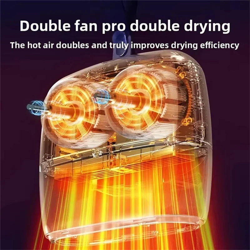 Tevorex Portable Mini Clothes Dryer for Apartment Travel 400W Dryer Machine for Light Clothes Underwear for Housewarming