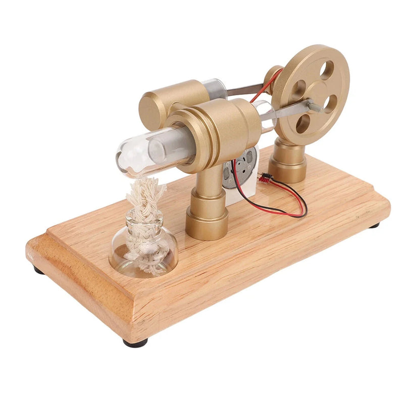 LL-007 Power Generation Stirling Engine Model Science Discovery Education Desktop Decorations Collection Toys